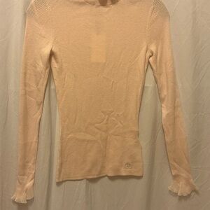 Ted Baker Dvana Frilled Trim Ribbed Sweater